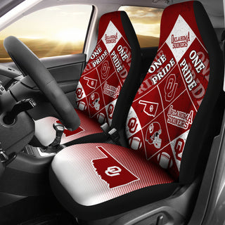 Pride Flag Oklahoma Sooners Car Seat Covers