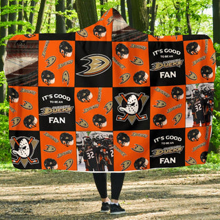 It's Good To Be An Anaheim Ducks Fan Hooded Blanket
