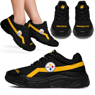 Edition Chunky Sneakers With Line Pittsburgh Steelers Shoes