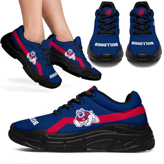 Edition Chunky Sneakers With Line Fresno State Bulldogs Shoes