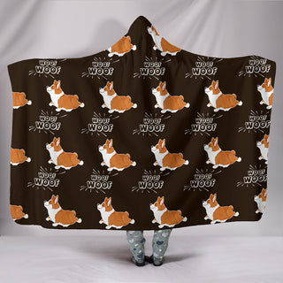Corgi Hooded Blankets
