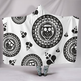 Owl Mandala Hooded Blankets