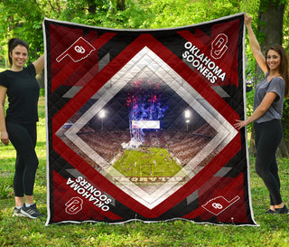 Pro Oklahoma Sooners Stadium Quilt For Fan