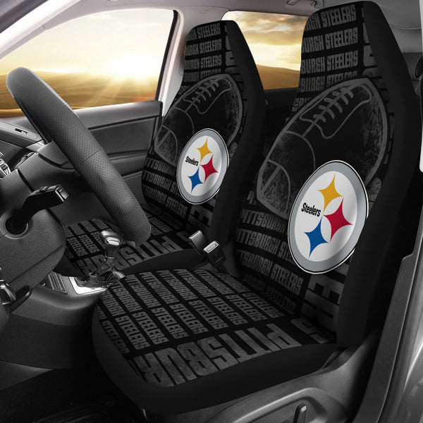 NFL Pittsburgh Steelers Louis Vuitton Car Seat Cover - LIMITED EDITION