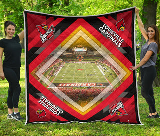 Pro Louisville Cardinals Stadium Quilt For Fan