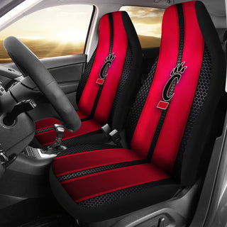 Incredible Line Pattern Cincinnati Bearcats Logo Car Seat Covers