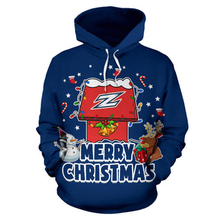 Funny Merry Christmas Akron Zips Hoodie 2019