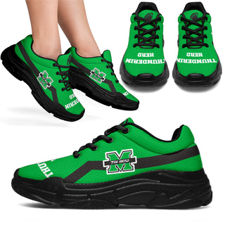 Edition Chunky Sneakers With Line Marshall Thundering Herd Shoes