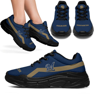 Edition Chunky Sneakers With Line Milwaukee Brewers Shoes