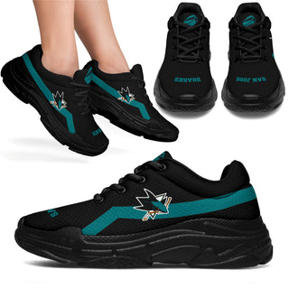 Edition Chunky Sneakers With Line San Jose Sharks Shoes