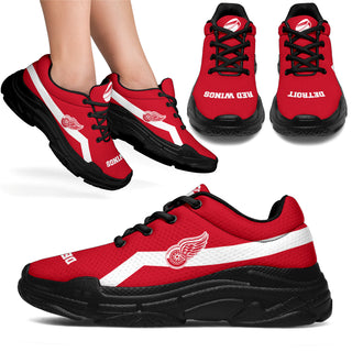 Edition Chunky Sneakers With Line Detroit Red Wings Shoes