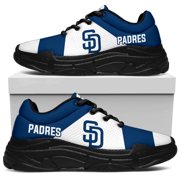 Pro Shop Logo San Diego Padres Chunky Sneakers – Best Funny Store