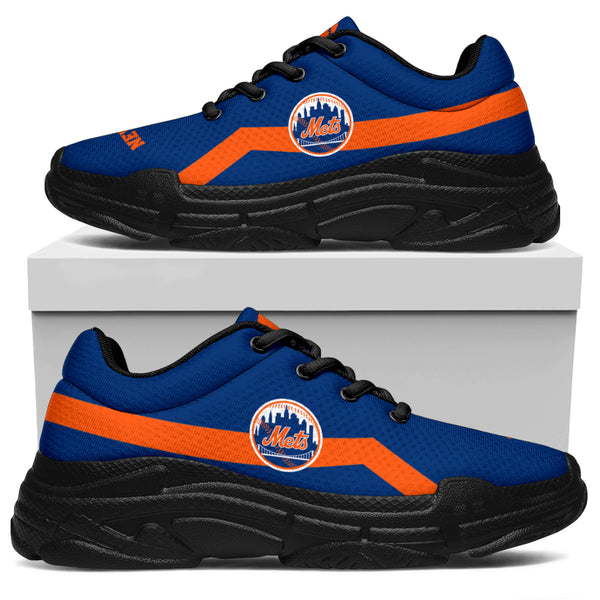 Edition Chunky Sneakers With Line New York Mets Shoes – Best