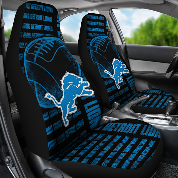 HOT NFL Detroit Lions Louis Vuitton 3D Car Seat Cover - Express