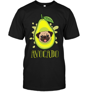 Avocado Pug T Shirts