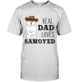 Real Dad Loves Samoyed T Shirts