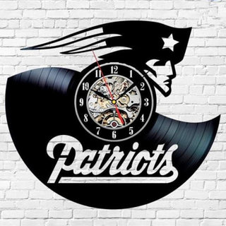 Home Decor Team New England Patriots Wall Clock Art