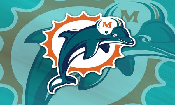 Miami Dolphins Fabric, Wallpaper and Home Decor