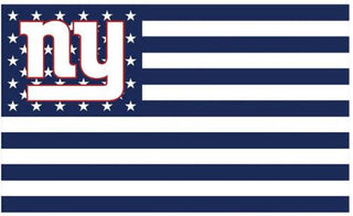 Big New York Giants Flag with Star and Stripes
