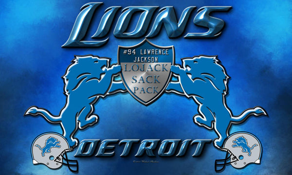 Detroit Lions flags, banners and other sports flags from Flags Unlimited