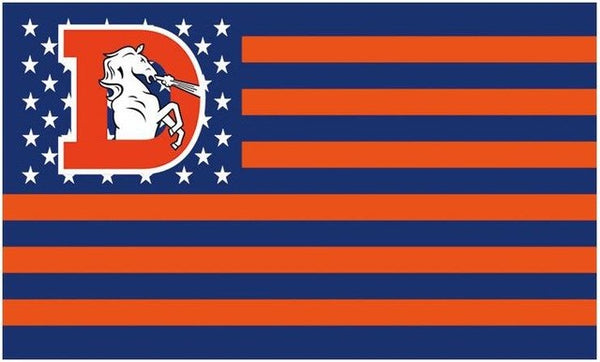 Denver Broncos Orange Flag