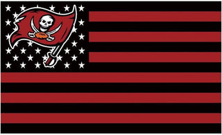 Fabulous Tampa Bay Buccaneers Flying Flag Black and Red Strip 90x150 CM