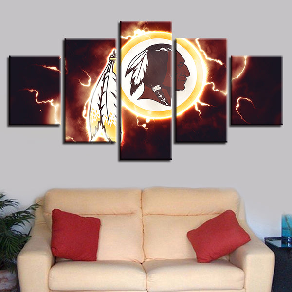 Washington Redskins Wall Art Gloves For Living Room Wall Decor - Banantees