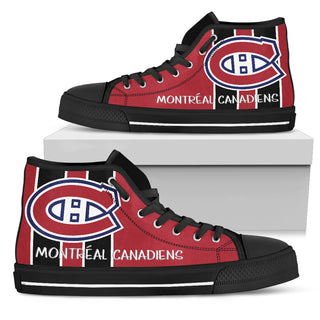 Steaky Trending Fashion Sporty Montreal Canadiens High Top Shoes
