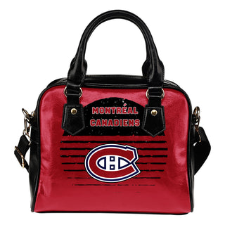 Back Fashion Round Charming Montreal Canadiens Shoulder Handbags