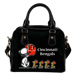 Lovely Animal Team Cincinnati Bengals Shoulder Handbag