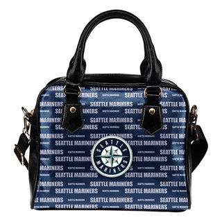 Nice Little Logo Seattle Mariners Shoulder Handbags