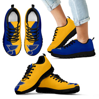 Two Colors Trending Lovely St. Louis Blues Sneakers