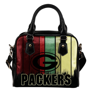 Vintage Silhouette Green Bay Packers Purse Shoulder Handbag