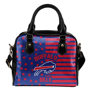 Twinkle Star With Line Buffalo Bills Shoulder Handbags
