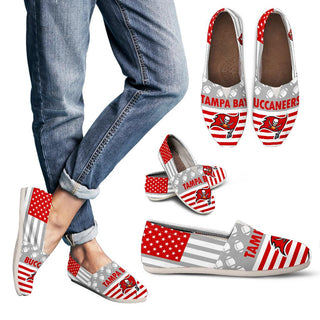 American Flag Tampa Bay Buccaneers Casual Shoes