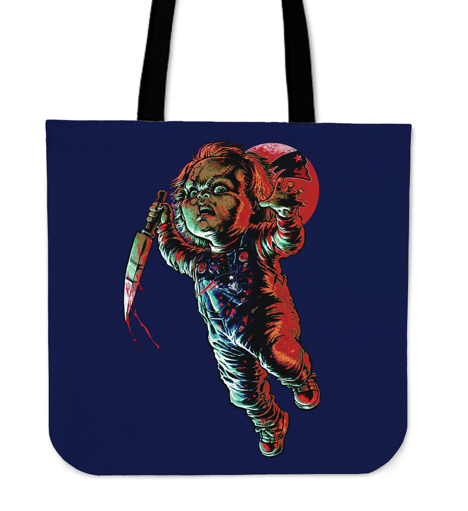 Chucky New England Patriots Tote Bag - Best Funny Store
