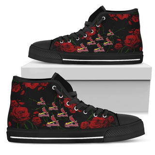 Lovely Rose Thorn Incredible St. Louis Cardinals High Top Shoes