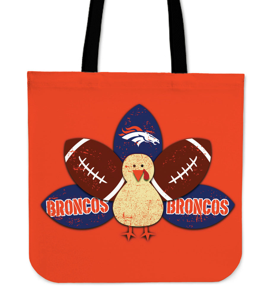 Thanksgiving Denver Broncos Tote Bags – Best Funny Store