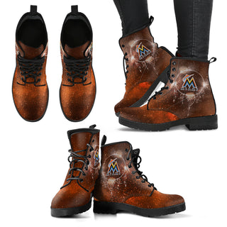 Secret Green Sun And Moon Dreamcatcher Miami Marlins Boots