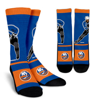 Talent Player Fast Cool Air Comfortable New York Islanders Socks