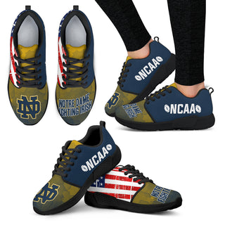 Simple Fashion Notre Dame Fighting Irish Shoes Athletic Sneakers