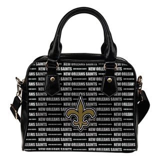 Nice Little Logo New Orleans Saints Shoulder Handbags