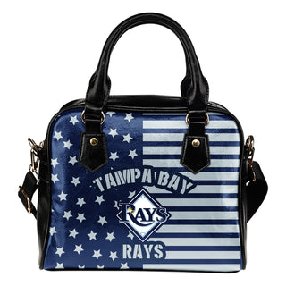 Twinkle Star With Line Tampa Bay Rays Shoulder Handbags