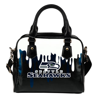Color Leak Down Colorful Seattle Seahawks Shoulder Handbags