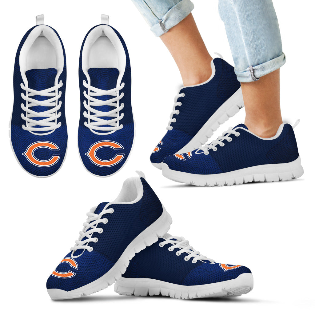 Seamless Line Magical Wave Beautiful Chicago Bears Sneakers