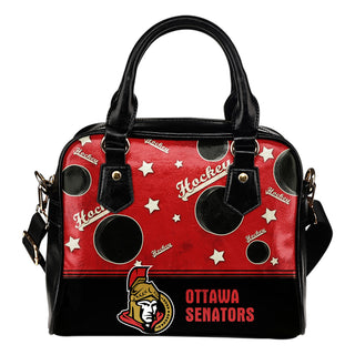Personalized American Hockey Awesome Ottawa Senators Shoulder Handbag