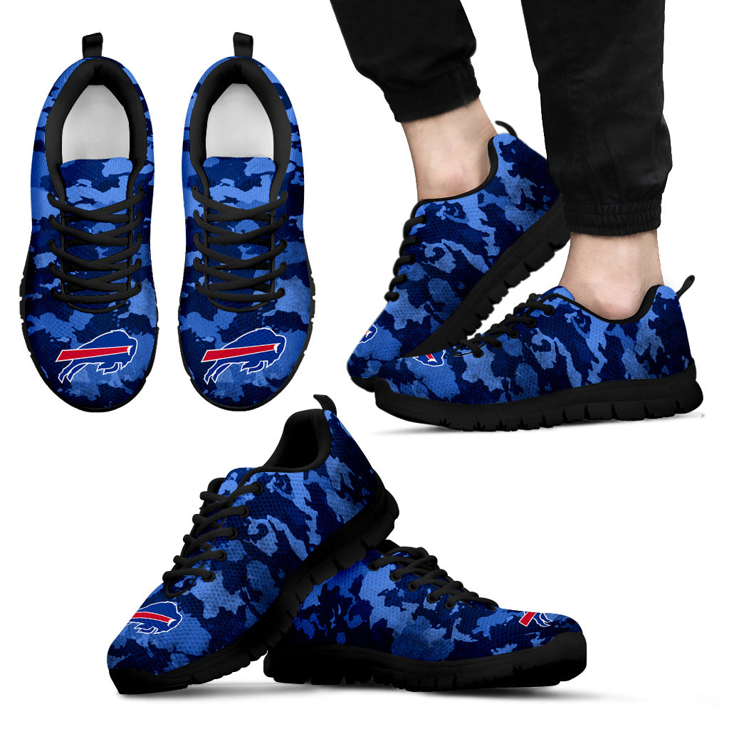 Arches Top Fabulous Camouflage Background Buffalo Bills Sneakers