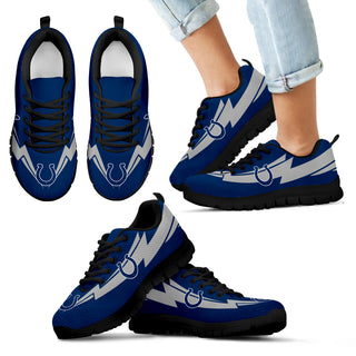 Three Amazing Good Line Charming Logo Indianapolis Colts Sneakers