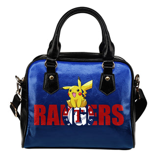 Pokemon Sit On Text Texas Rangers Shoulder Handbags