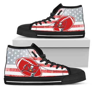 Flag Rugby Tampa Bay Buccaneers High Top Shoes